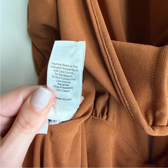 Ronny kobo Demitri brown Hooded Mini Dress Size large - Picture 10 of 11